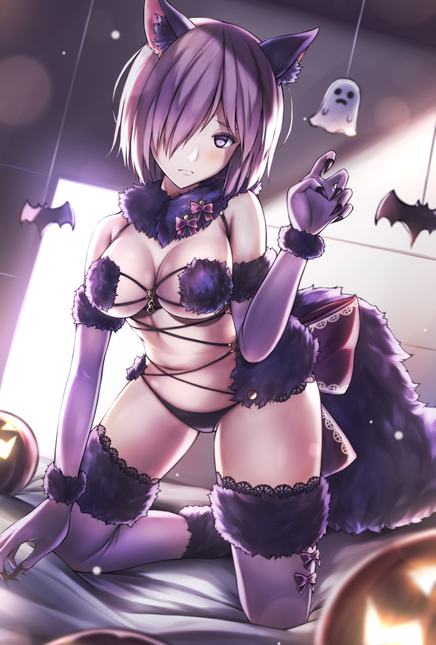 mash kyrielight (fate and 1 more) drawn by shinkami_hiroki