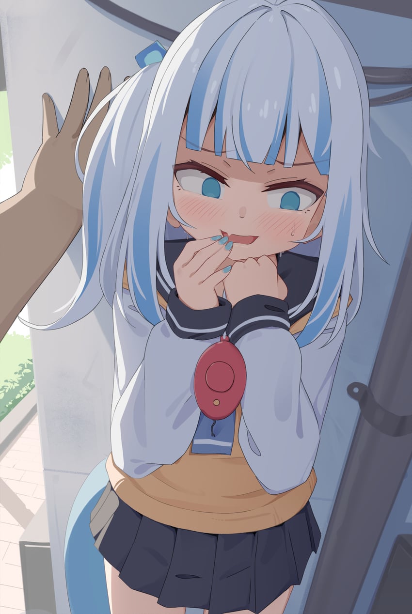 gawr gura (hololive and 1 more) drawn by tenroy