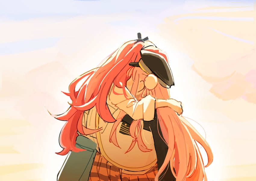 kunimi tama and aikawa megumi (heaven burns red) drawn by u_yufei
