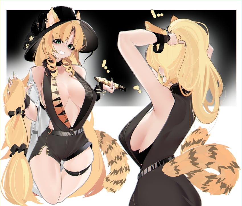 swire and swire the elegant wit (arknights) drawn by naxius_noxy
