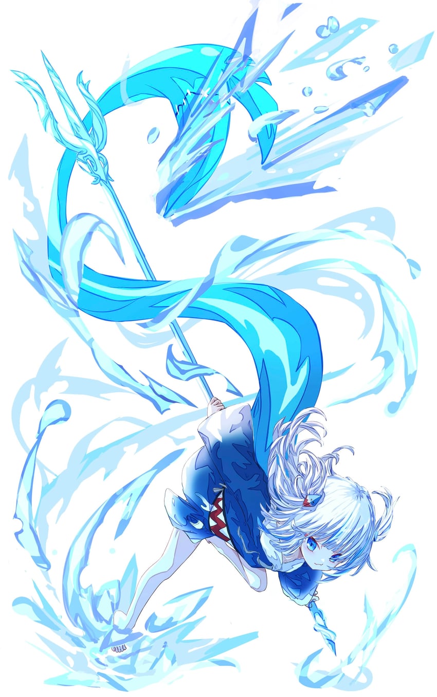 gawr gura (hololive and 1 more) drawn by tatsunami1379