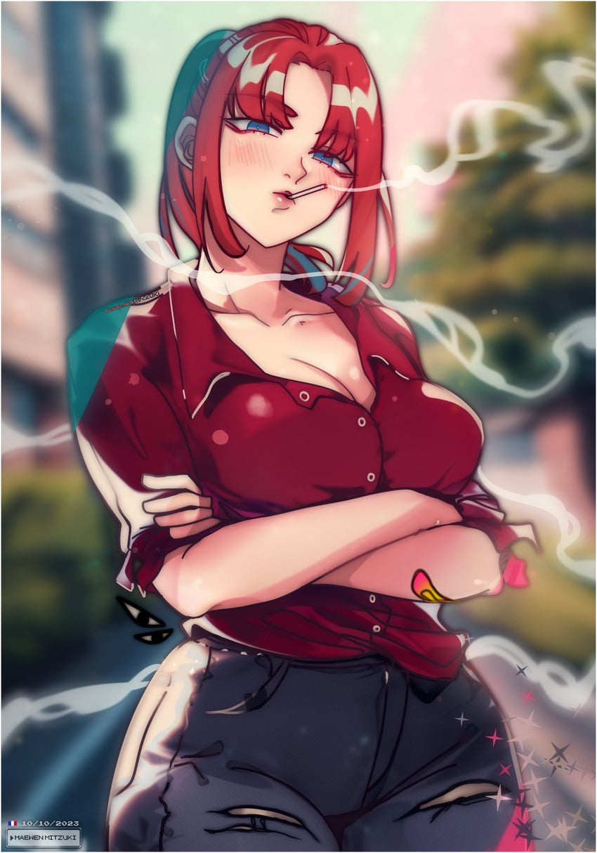 inui ichiko (tsukihime and 1 more) drawn by maewenmitzuki