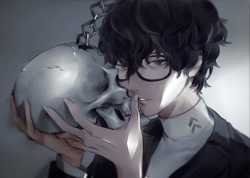 amamiya ren (persona and 1 more) drawn by tachiniji