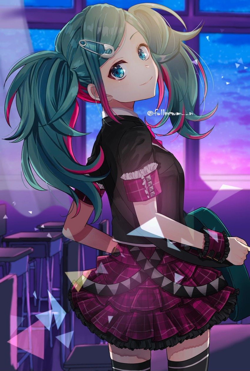 hatsune miku and leo/need miku (vocaloid and 1 more) drawn by michikake