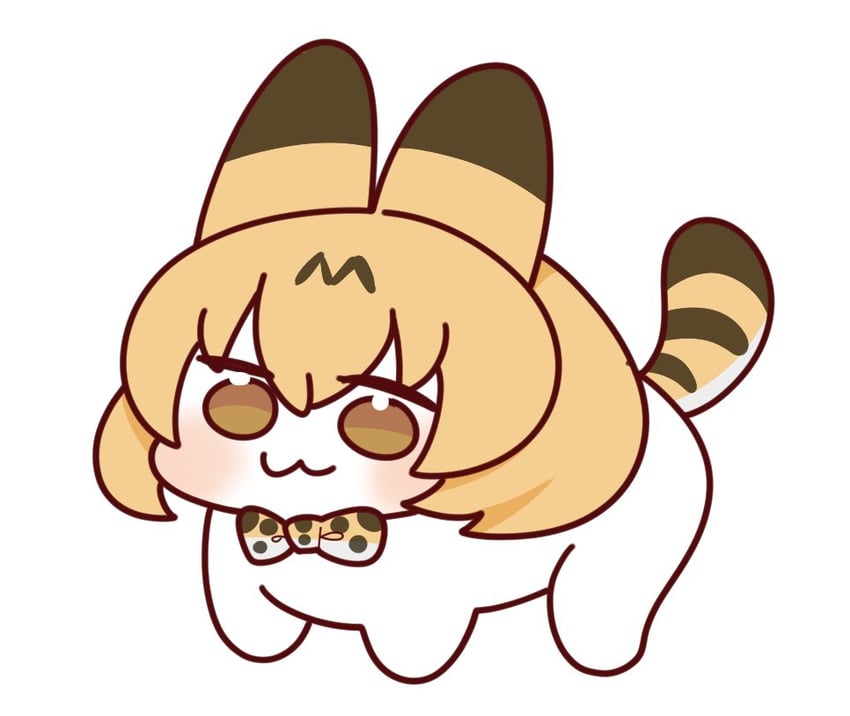 serval and doro (kemono friends and 1 more) drawn by notora