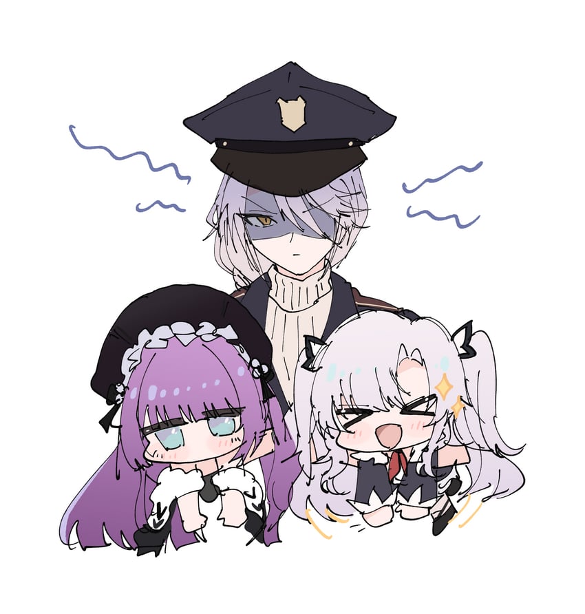 tashkent, kirov, and ognevoy (azur lane) drawn by tsuchi_(xger4434)