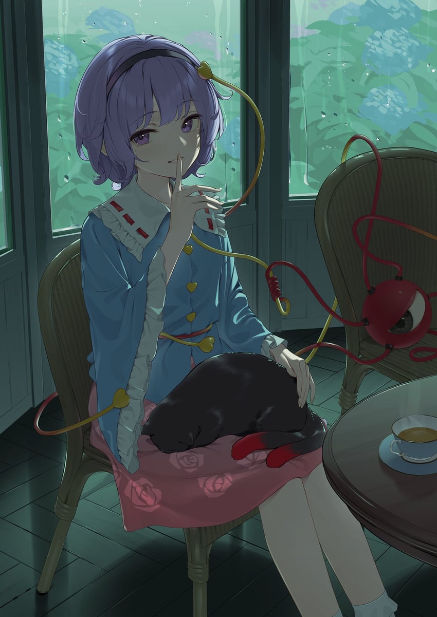 komeiji satori and kaenbyou rin (touhou) drawn by kanpa_(campagne_9)