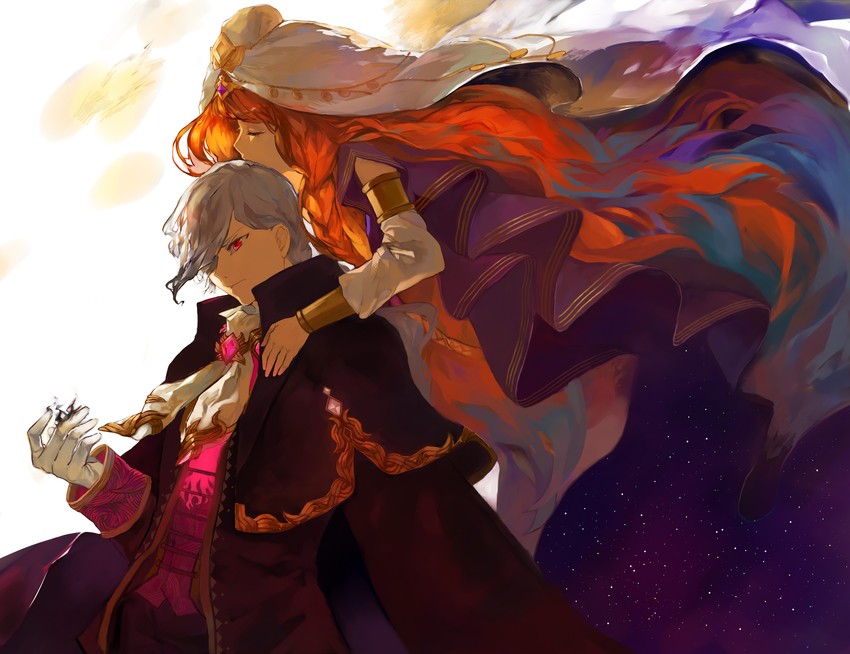 edmond dantes and haydee (fate and 1 more) drawn by surume_(su1193)