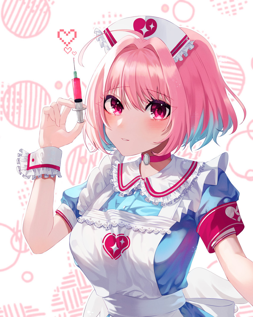 yumemi riamu (idolmaster and 1 more) drawn by meraring