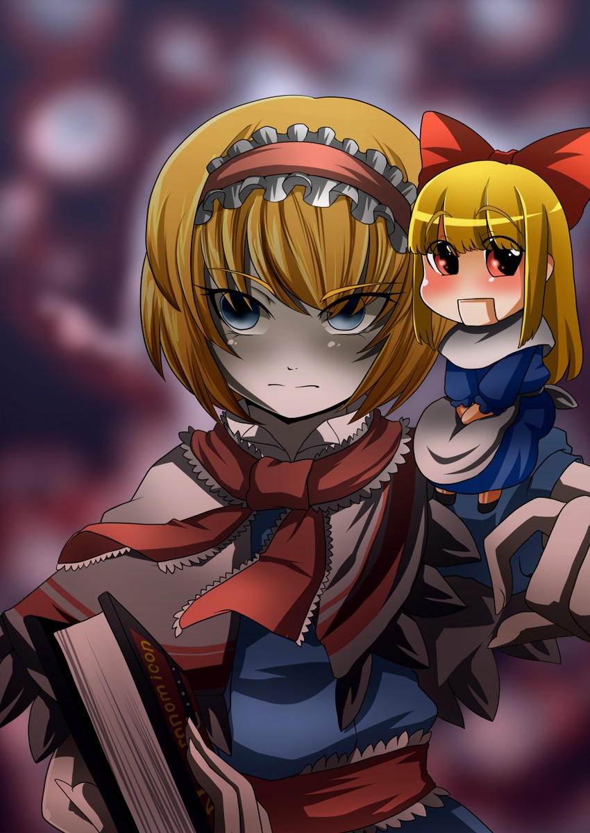 alice margatroid and shanghai doll (touhou) drawn by verta_(verlaine)