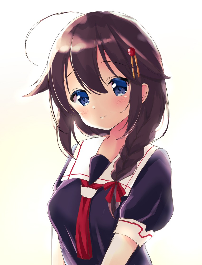 shigure and shigure kai ni (kantai collection) drawn by hamico