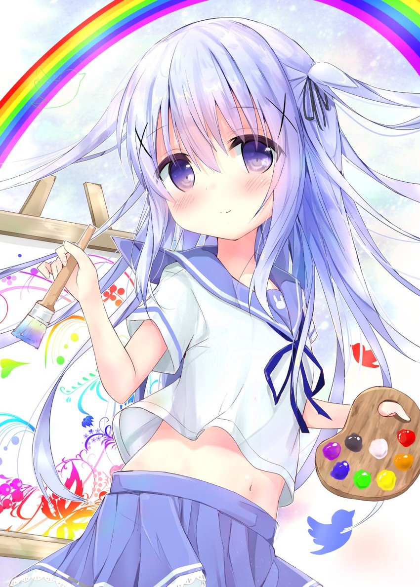 kafuu chino (gochuumon wa usagi desu ka?) drawn by kouda_suzu