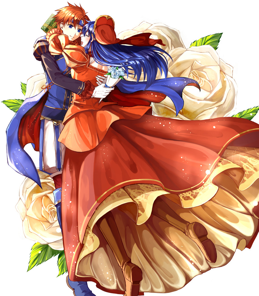 roy and lilina (fire emblem and 2 more) drawn by delsaber
