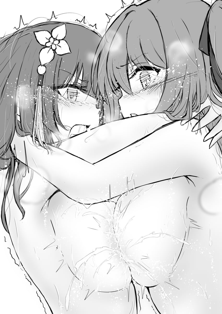 kuo shenlin and wang yujia (assault lily) drawn by catmito1412