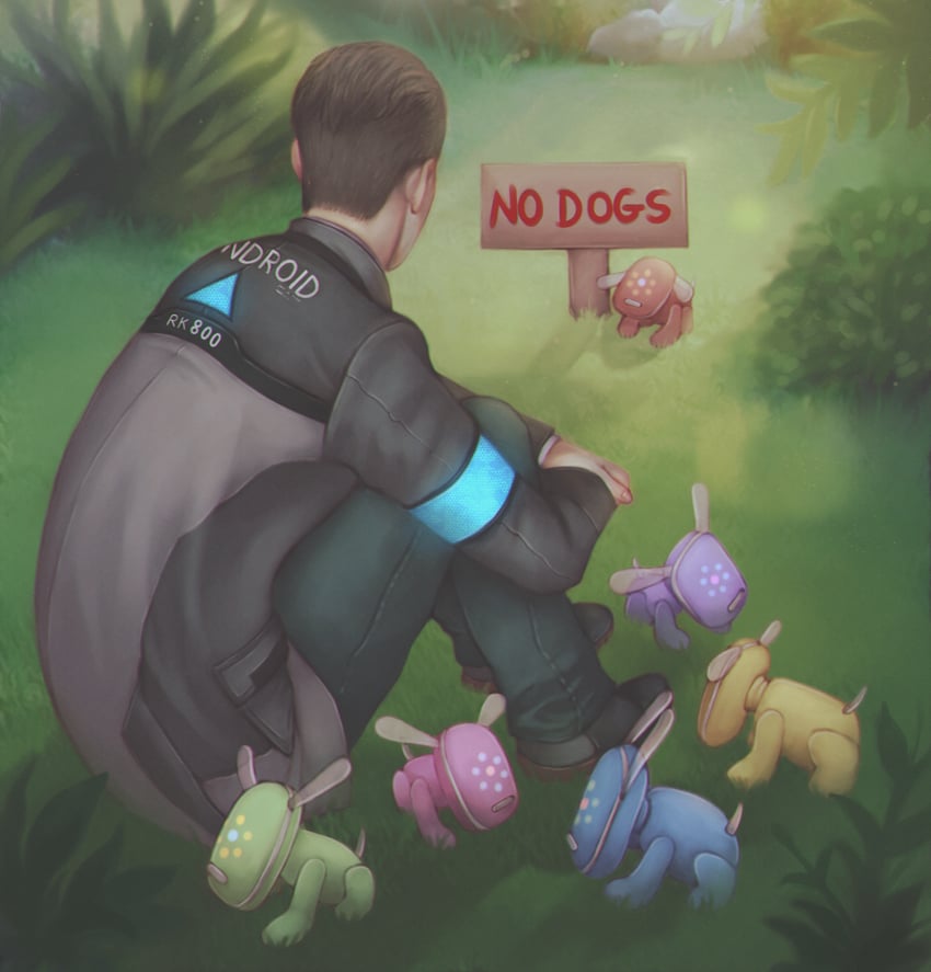 connor and idog (sega and 2 more) drawn by noxpetalis