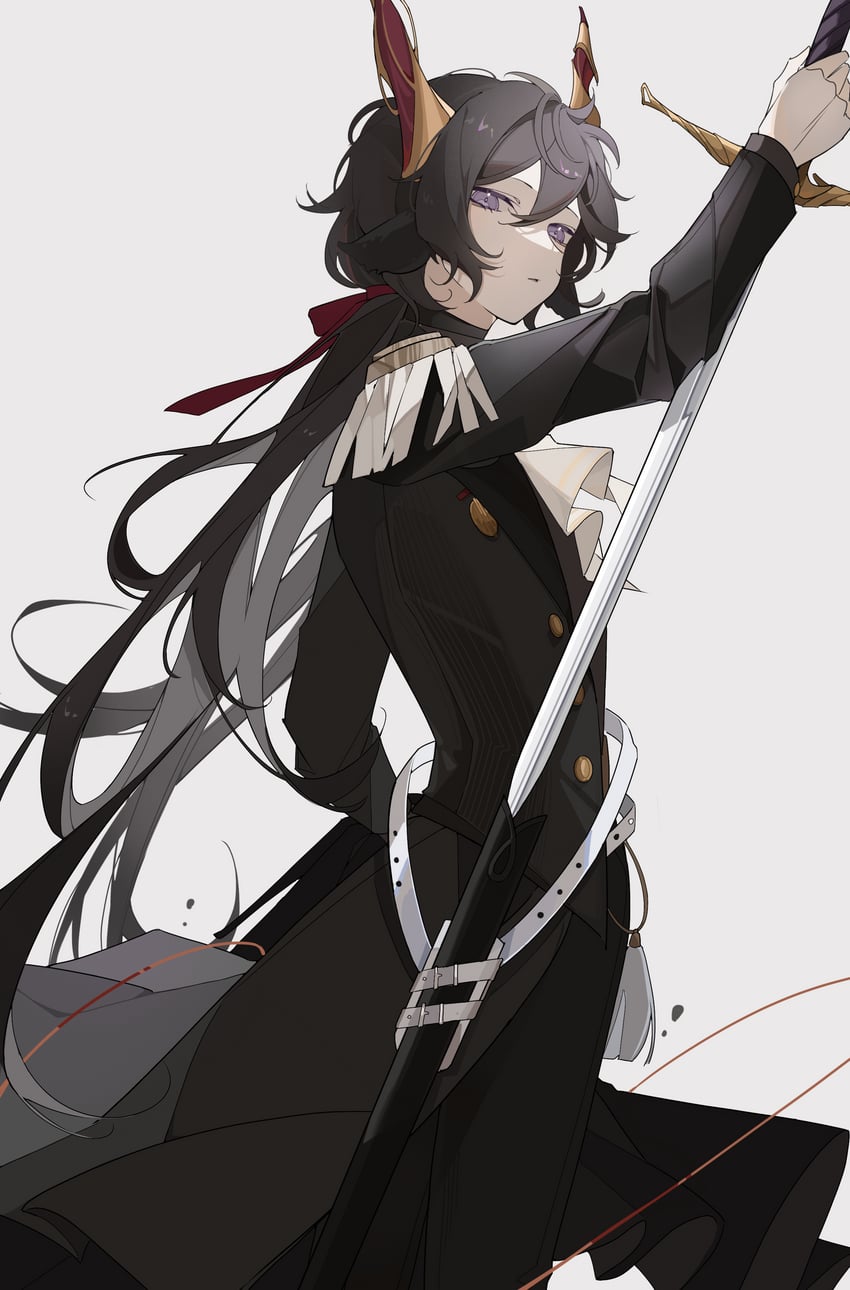 ebenholz (arknights) drawn by hana_soretsu