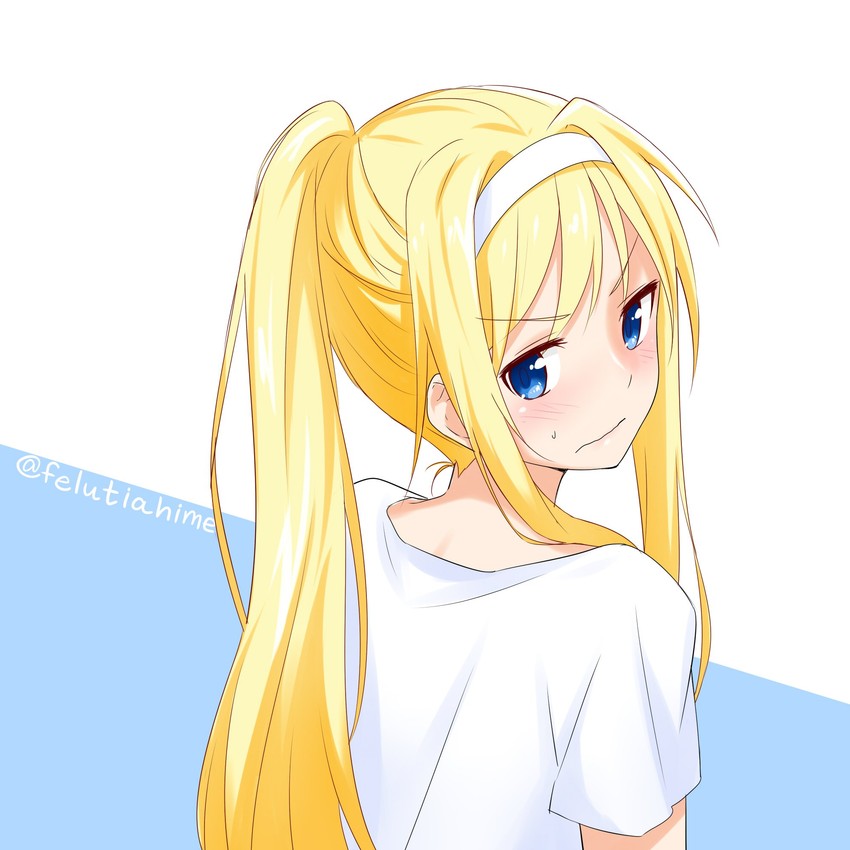 alice zuberg (sword art online and 1 more) drawn by felutiahime