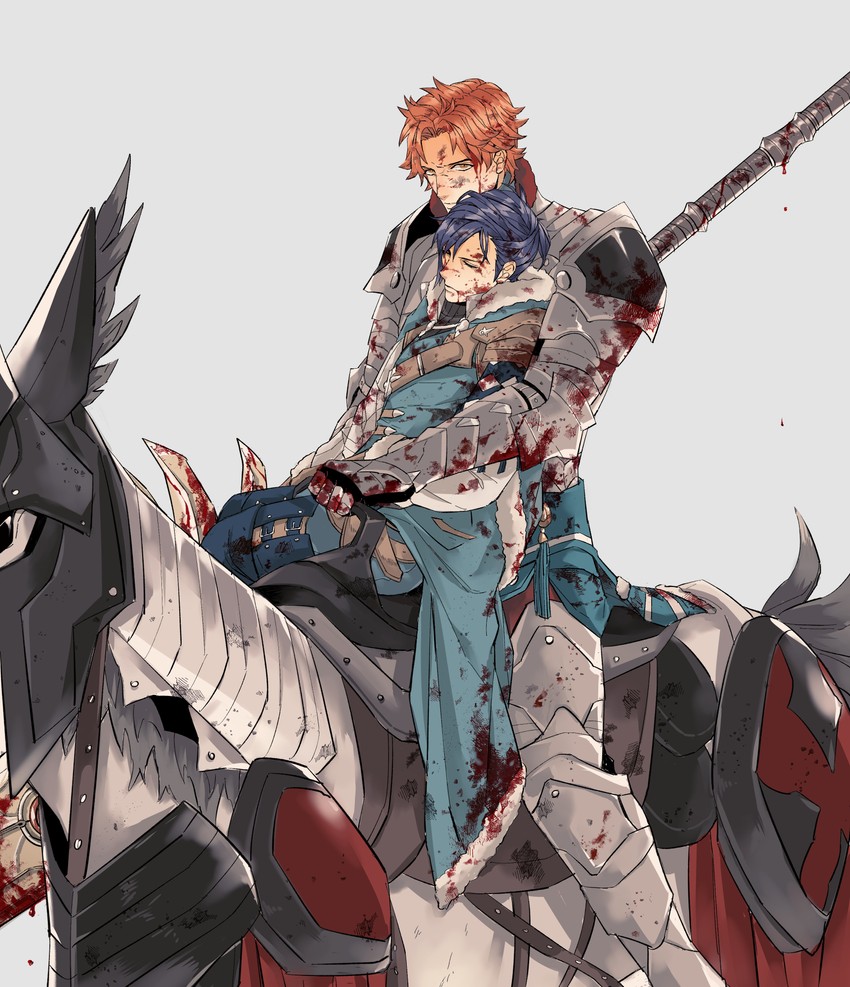 sylvain jose gautier and felix hugo fraldarius (fire emblem and 1 more) drawn by djuraaah