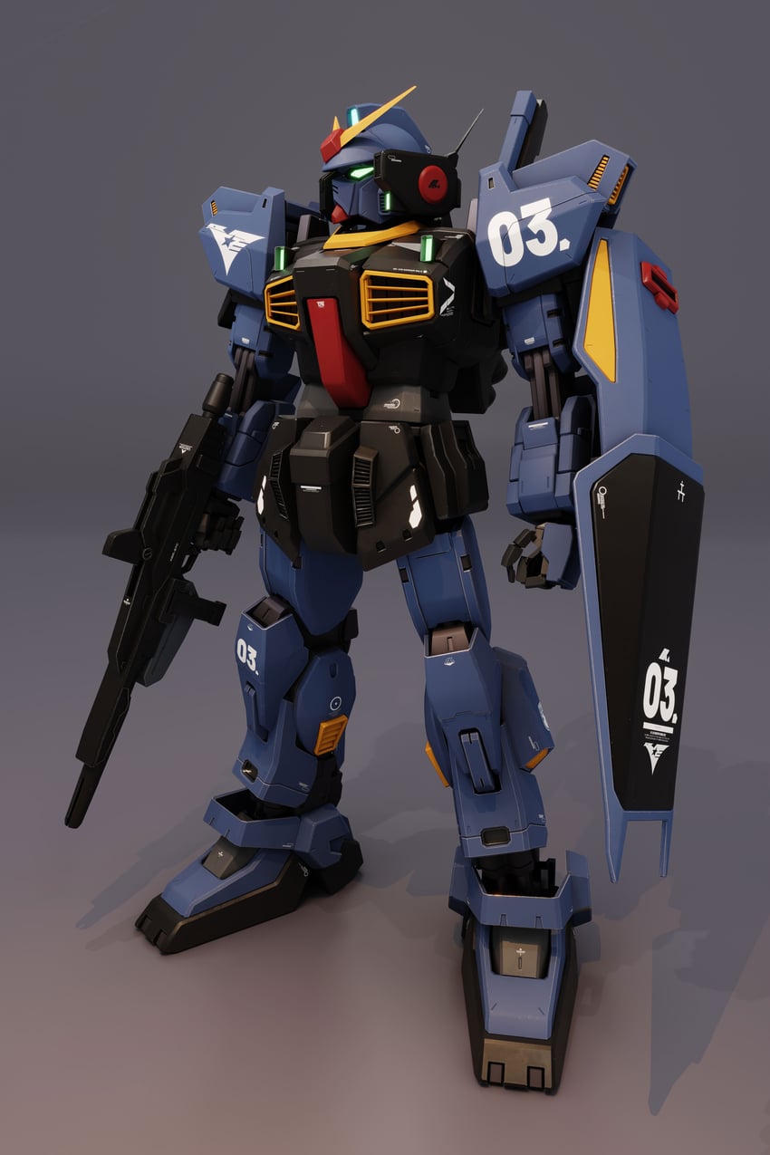 gundam mk ii (gundam and 1 more) drawn by mjeff