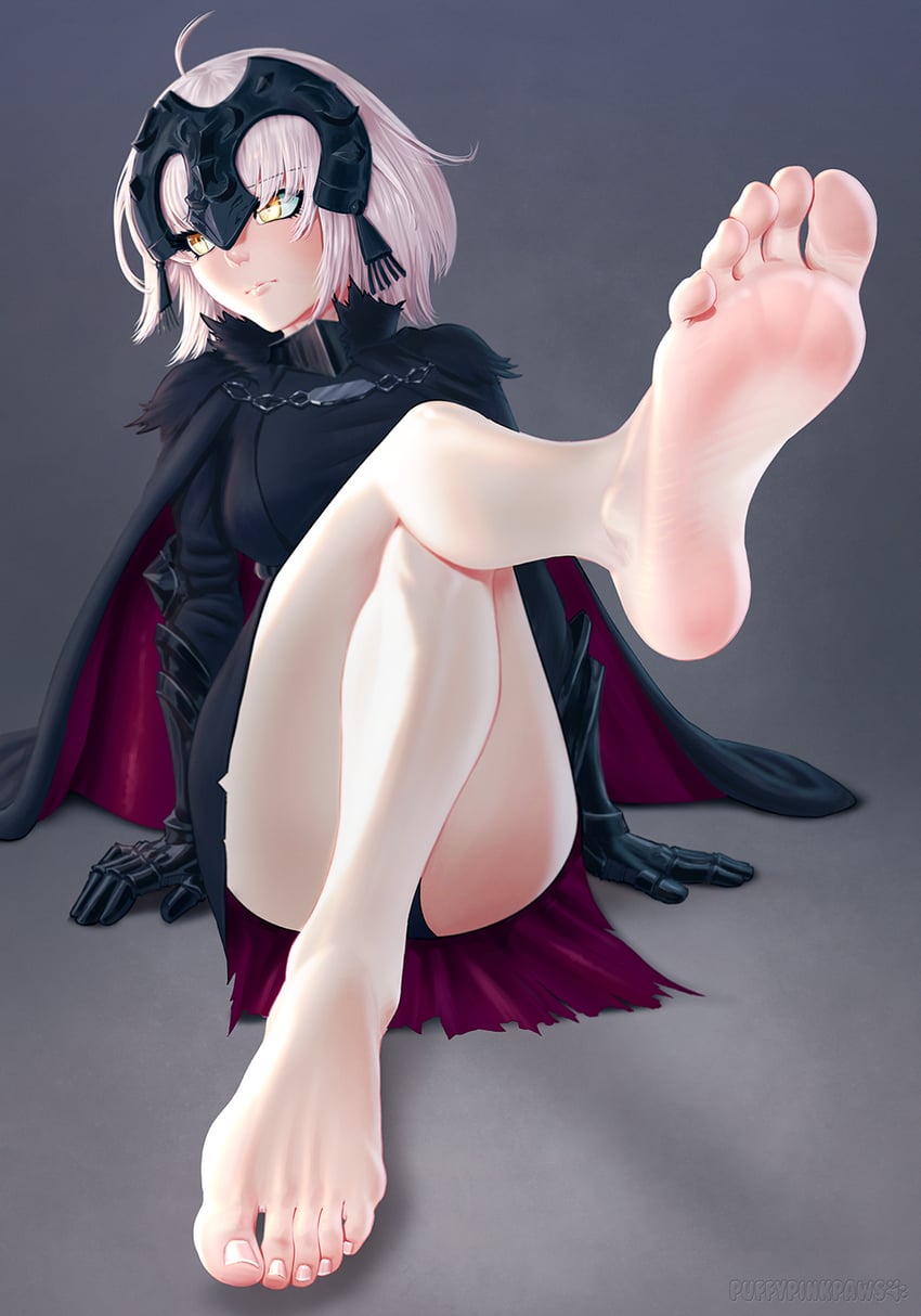 jeanne d'arc alter (fate and 1 more) drawn by puffypinkpaws