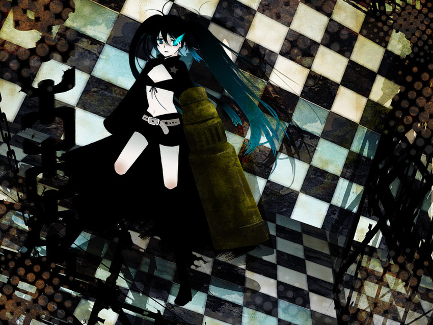 black rock shooter (black rock shooter) drawn by ataru_(vivienne1838)