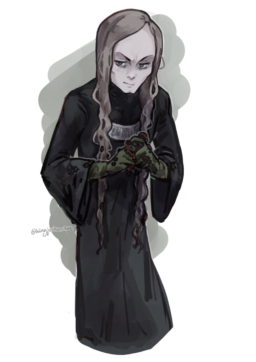 enki (fear & hunger and 1 more) drawn by kingjoshua