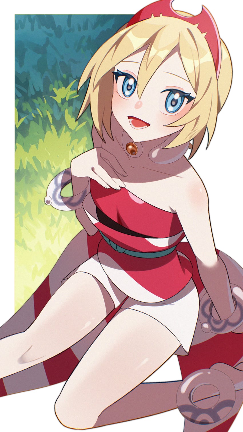 irida (pokemon and 1 more) drawn by ame_akira