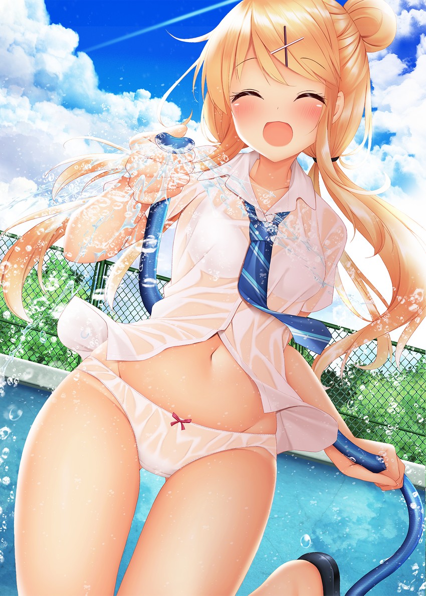 kujou karen (kin-iro mosaic) drawn by minato_ojitan