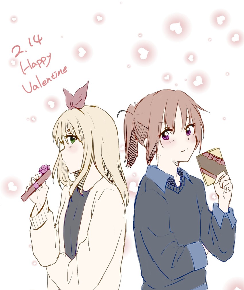 nakagawa natsuki and yoshikawa yuuko (hibike! euphonium) drawn by kero_liu