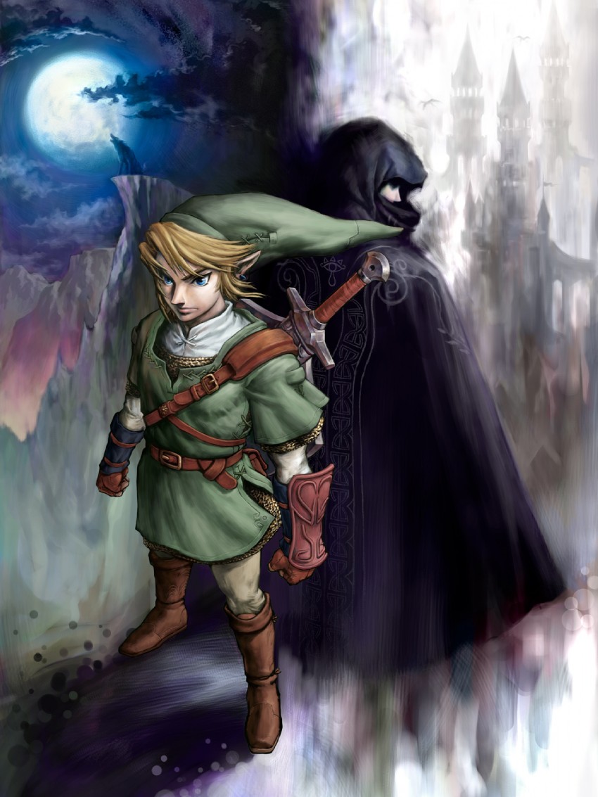 link, princess zelda, and wolf link (the legend of zelda and 1 more)