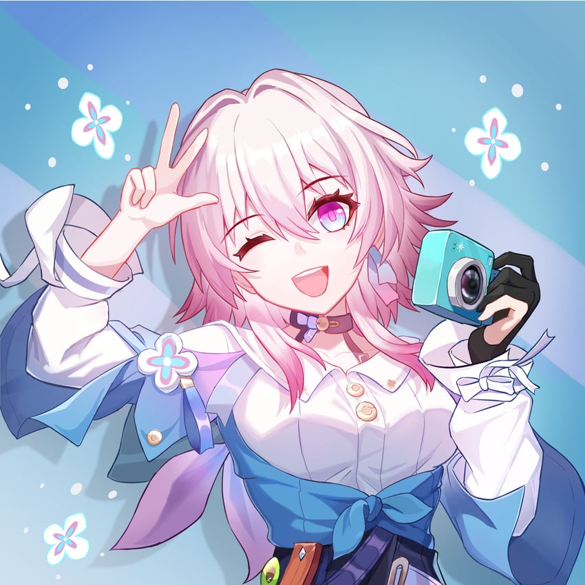 march 7th (honkai and 1 more) drawn by yun_shou