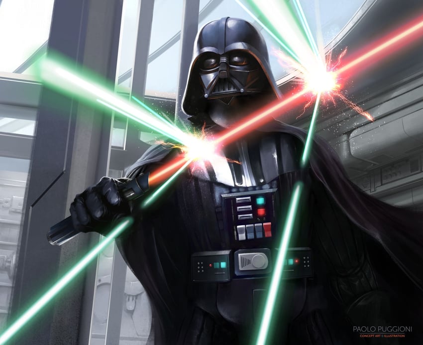 darth vader (star wars) drawn by paolo_puggioni