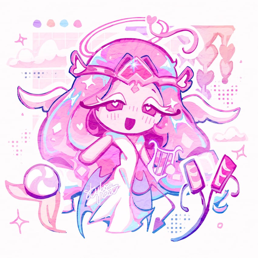 eternal sugar cookie (cookie run and 1 more) drawn by stylocat
