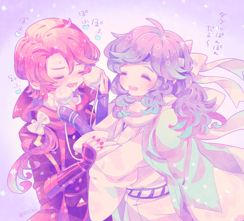 kashuu kiyomitsu and yamato-no-kami yasusada (touken ranbu) drawn by zippo_(3756c)