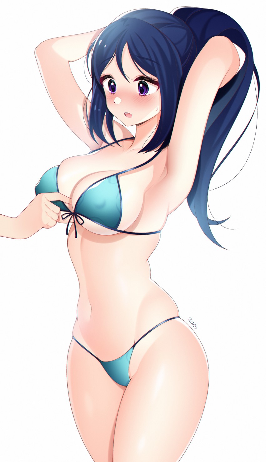matsuura kanan (love live! and 1 more) drawn by loggi
