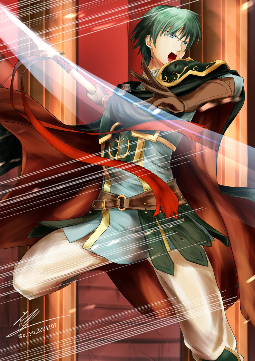 ephraim (fire emblem and 1 more) drawn by eeryuu_(2004107)