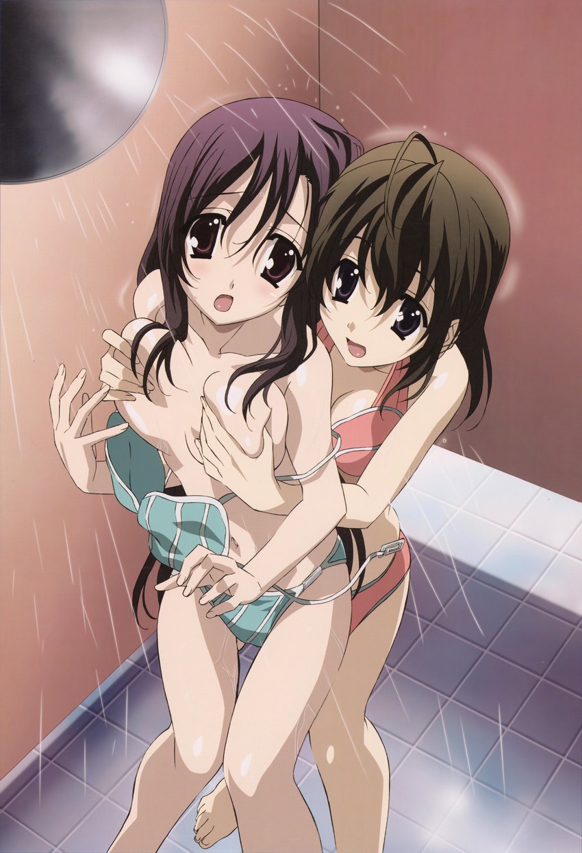 katsura kotonoha and saionji sekai (school days) drawn by gotou_junji