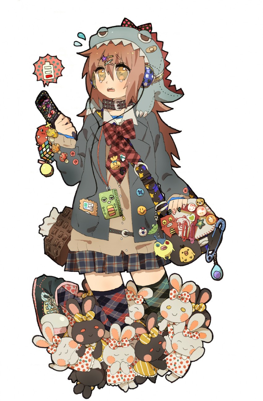 hello kitty, kenny mccormick, rilakkuma, gachapin, kiiroitori, and 1 more (original and 7 more) drawn by wamochi