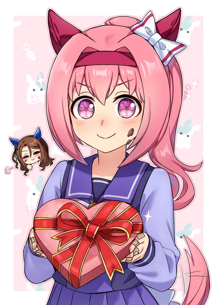 king halo and haru urara (umamusume) drawn by ress_beep