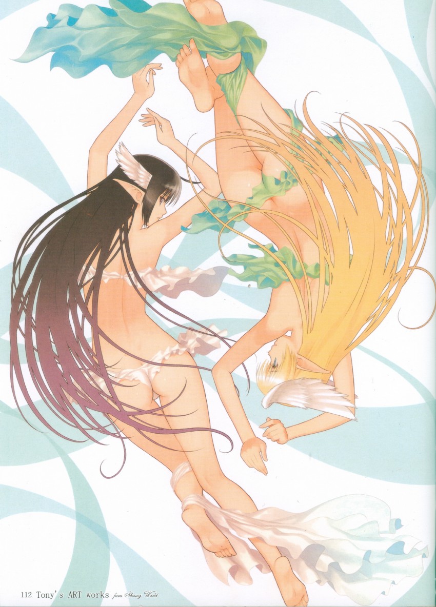 xecty ein and elwing (shining and 2 more) drawn by tony_taka