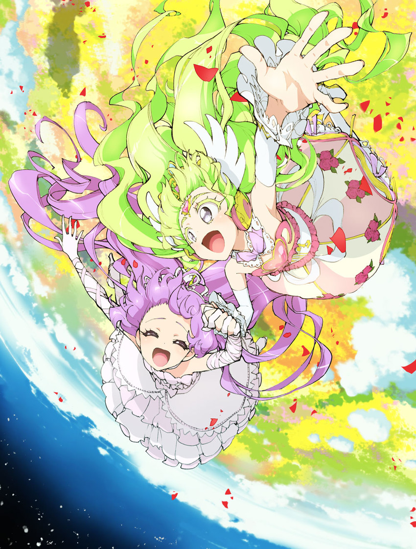 manaka laala and falulu (pretty series and 1 more) drawn by enouchi_ai