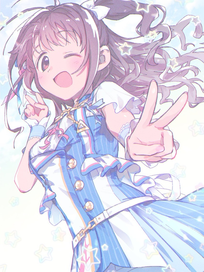 shimamura uzuki (idolmaster and 1 more) drawn by nanonin