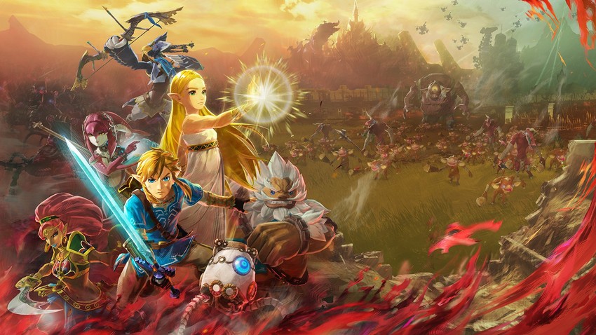 link, princess zelda, mipha, urbosa, revali, and 4 more (the legend of zelda and 2 more)