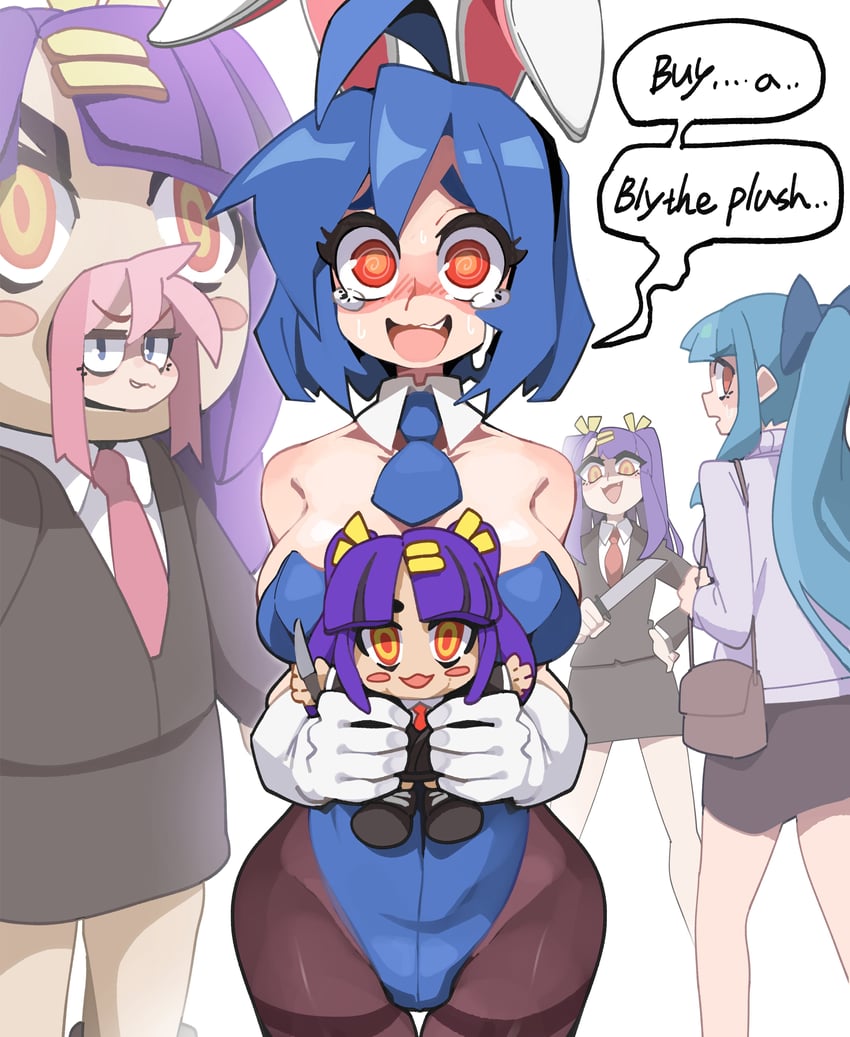 skye, hana, blythe, and penny (endless monday: dreams and deadlines) drawn by bongfill