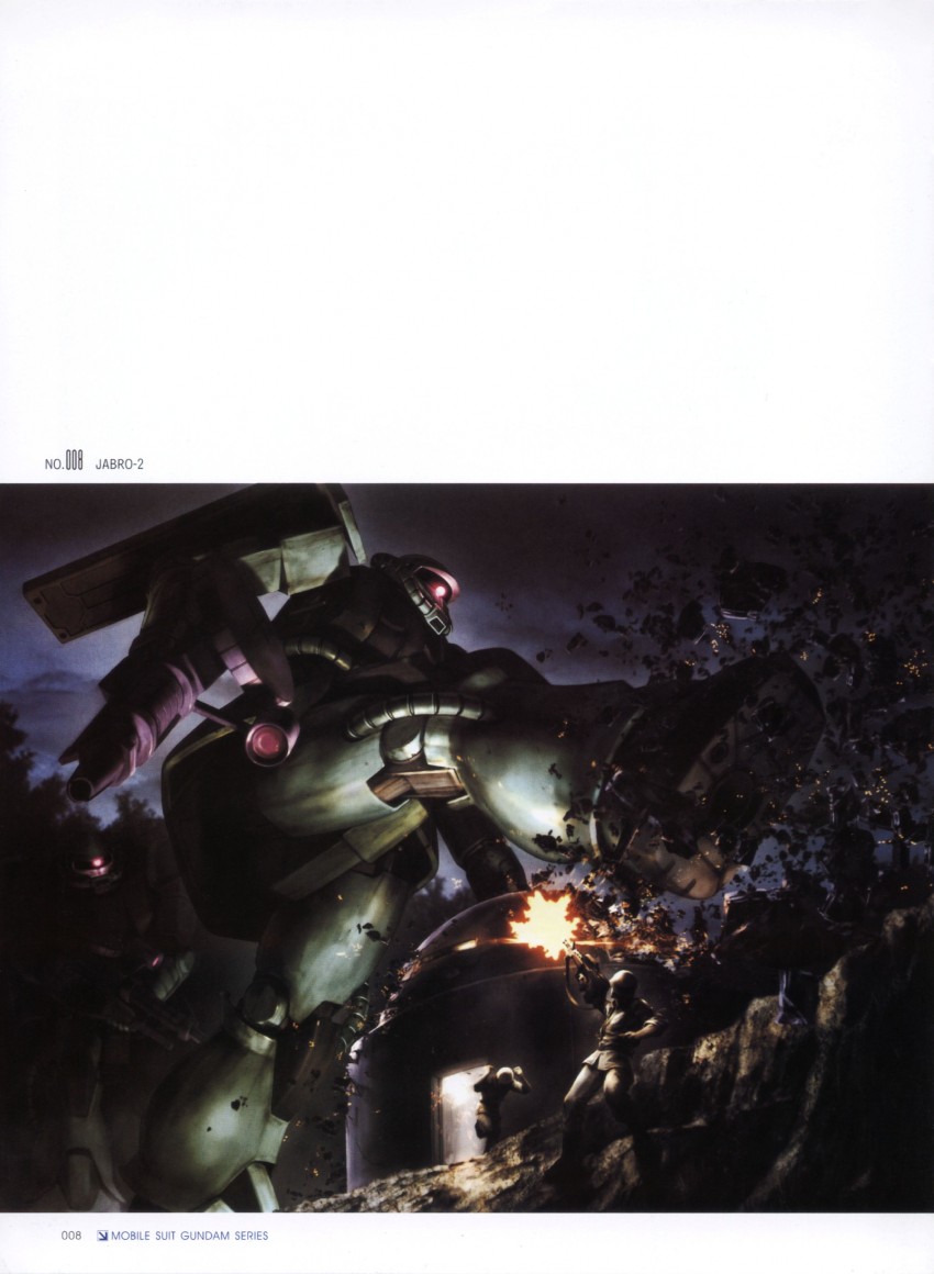 zaku ii and zaku ii f/j (gundam and 1 more) drawn by morishita_naochika