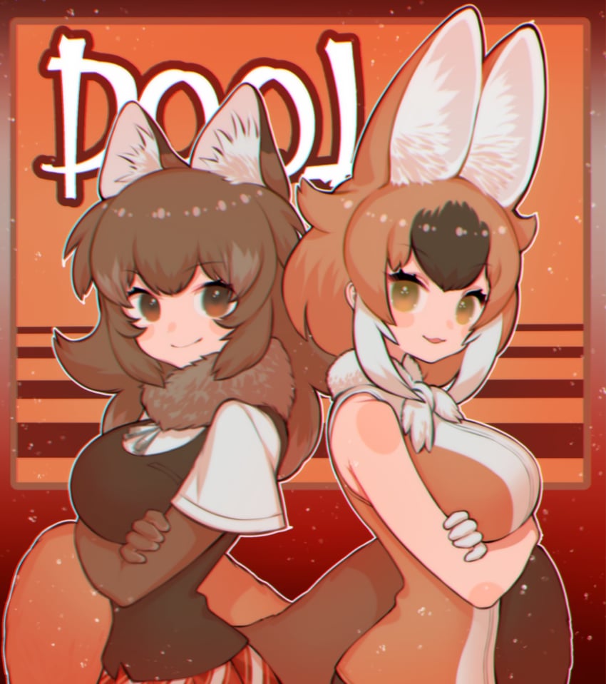 dhole (kemono friends and 1 more) drawn by notora