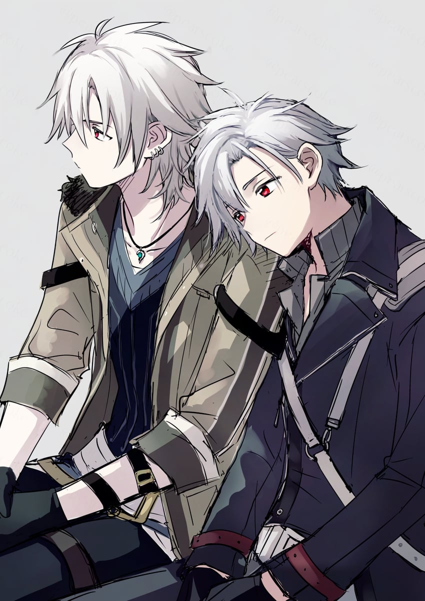 rean schwarzer and crow armbrust (eiyuu densetsu and 2 more) drawn by pearscoke