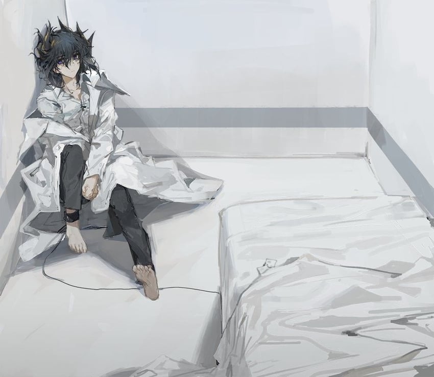 fudo yusei (yu-gi-oh! and 1 more) drawn by momentcorefly