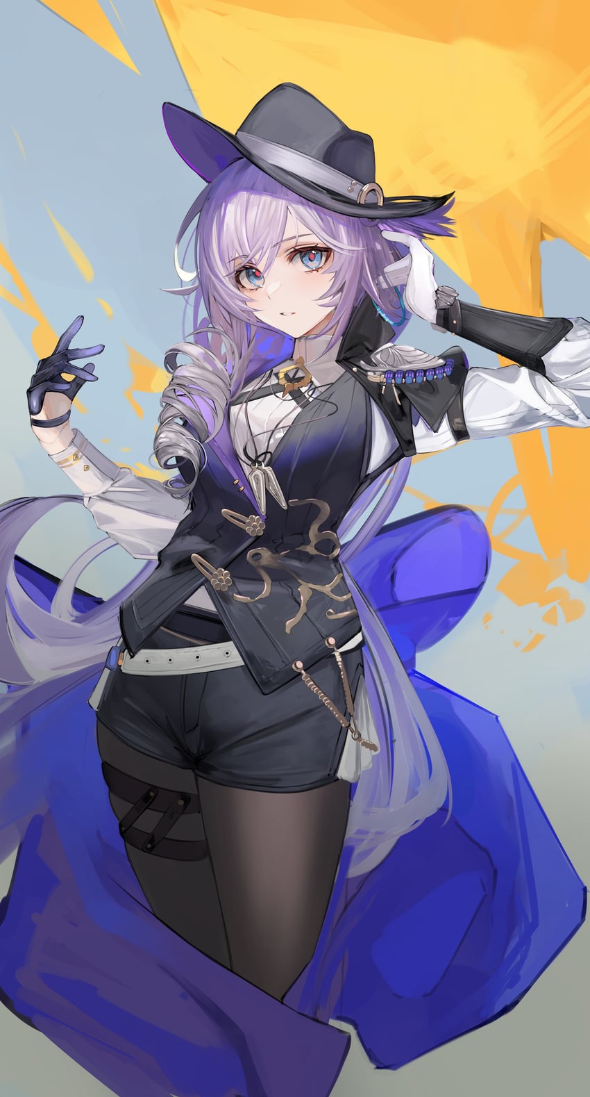 detective and female detective (silver palace) drawn by eugle_na