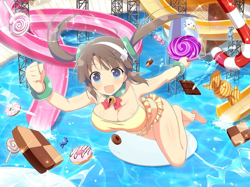 minori (senran kagura and 3 more) drawn by yaegashi_nan